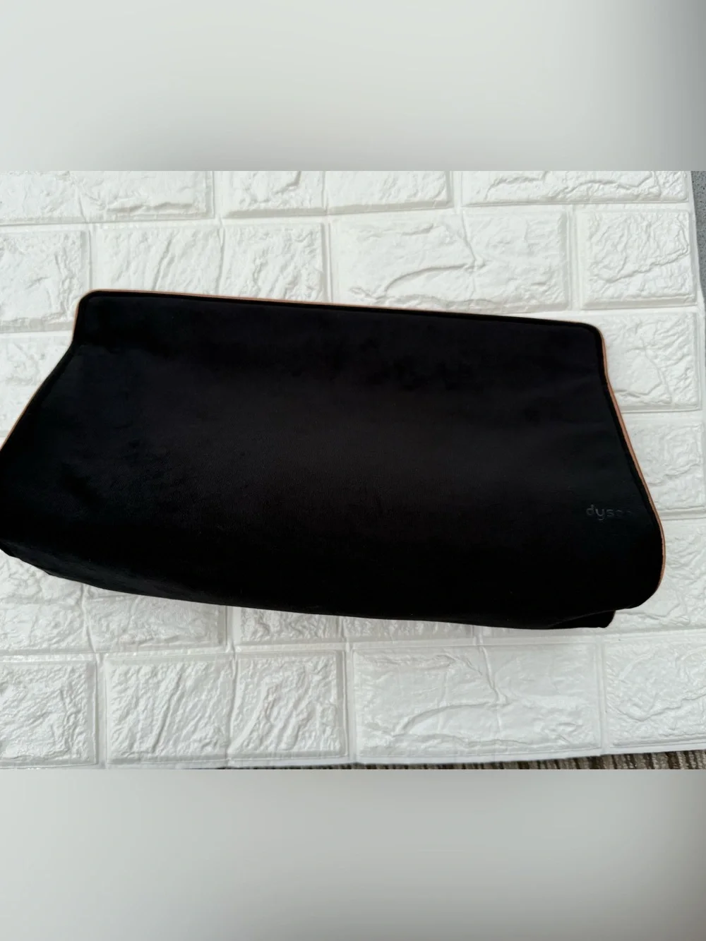 Dyson Black Velvet Travel Pouch with Copper Trim